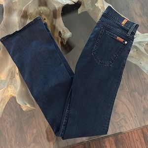 7 For All Mankind jeans, size 28, skinny bootcut, extremely comfortable